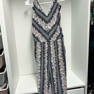 Loft Floral Jumpsuit